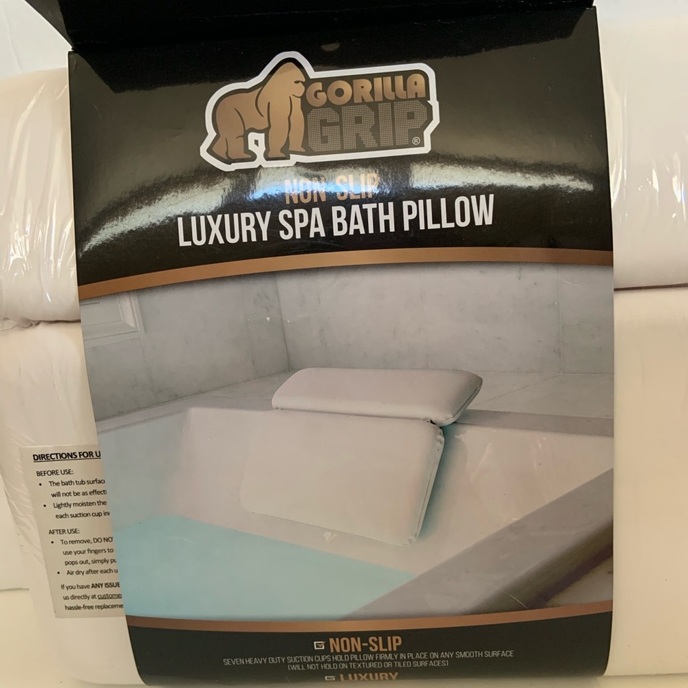 Gorilla grip bath pillow